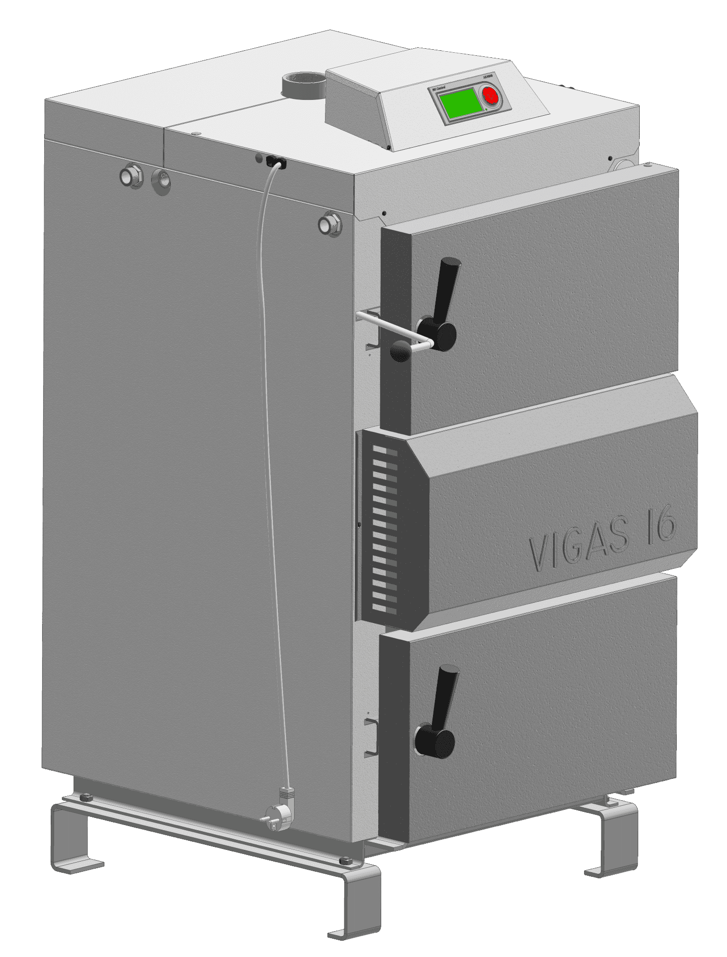 Cazan VIGAS 16, randare 3D VIMAR