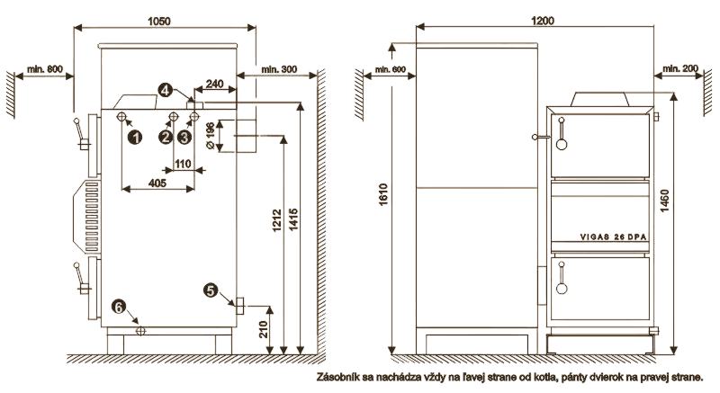 Desen de dimensiuni VIGAS 26 DPA