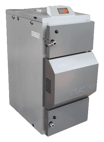 Cazan cu apă caldă VIGAS 40 Lambda Control cu regulatorul AK 3000